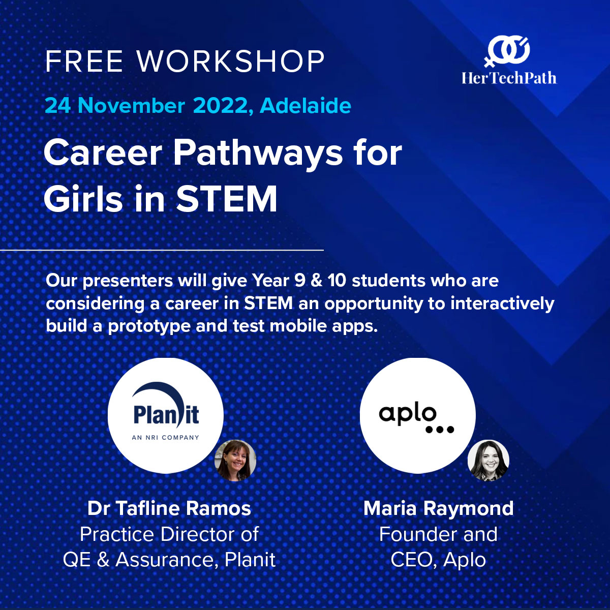 Career pathways for girls in STEM - 24 Nov 2022